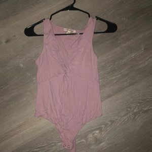 Express purple bodysuit